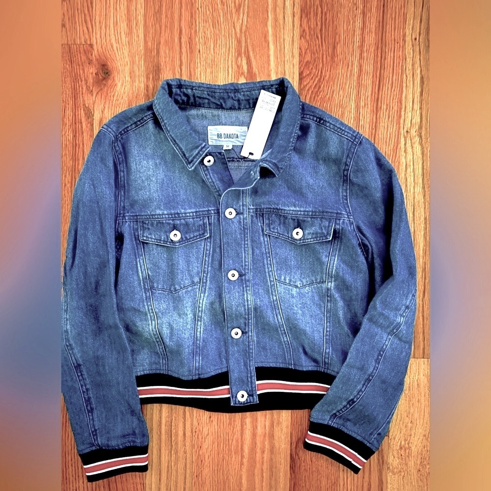 NWT BB DAKOTA Soft Jean Jacket Size M